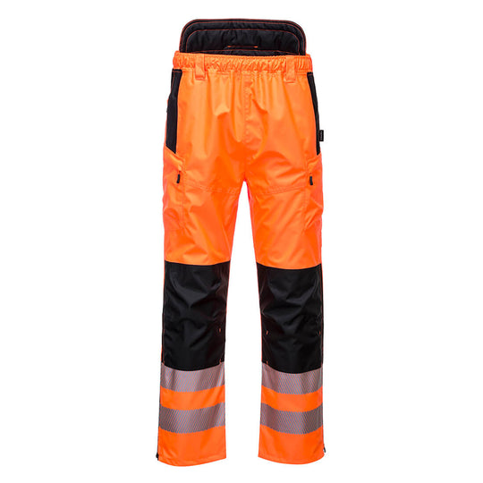Yellow/black Portwest PW3 Hi-Vis Extreme Rain Trouser