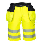 Portwest PW3 Hi-Vis Holster Pocket Shorts - thumbnail 2