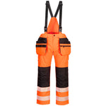 Portwest PW3 Hi-Vis Rain Bib and Brace - thumbnail 1