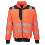 Portwest PW3 Hi-Vis Zip Sweatshirt - thumbnail 1