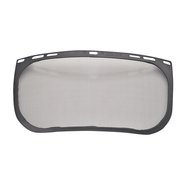 A replacement steel mesh face visor (PW94) for Portwest browguards.