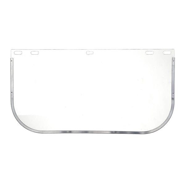 A replacement clear visor (PW99) designed to fit the Portwest Face Shield Plus.