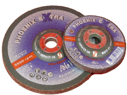 Abracs Phoenix 115mm extra-thin cutting disc specifically for aluminium.