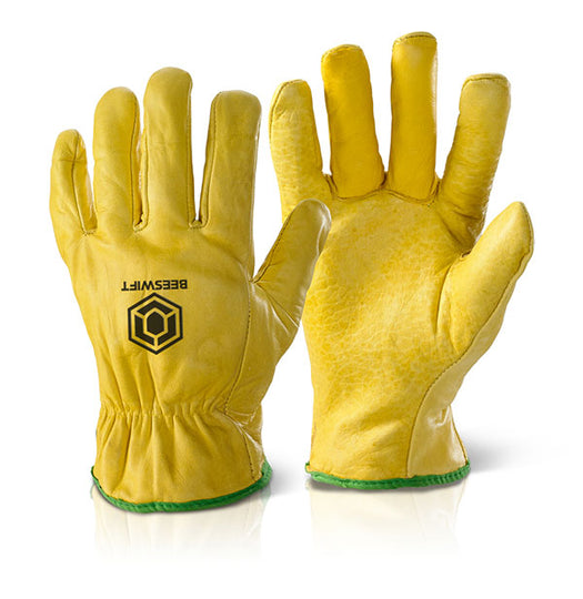 Beeswift Quality Lined Drivers Gloves - (Pack of 10)