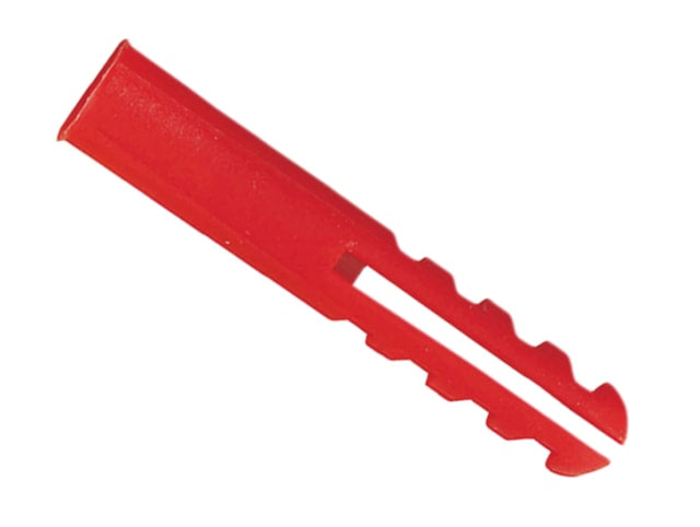 Rawlplug Plastic Fixing Plugs Screw Size No.6-12 (10 x Card 100)