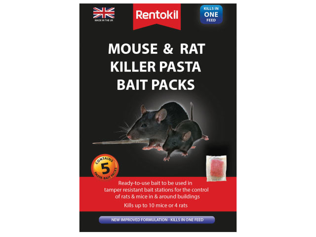 Rentokil Mouse & Rat Killer Pasta Bait (Sachets 5)