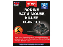 Rentokil Rodine Rat & Mouse Killer Grain Bait (Sachets 2)