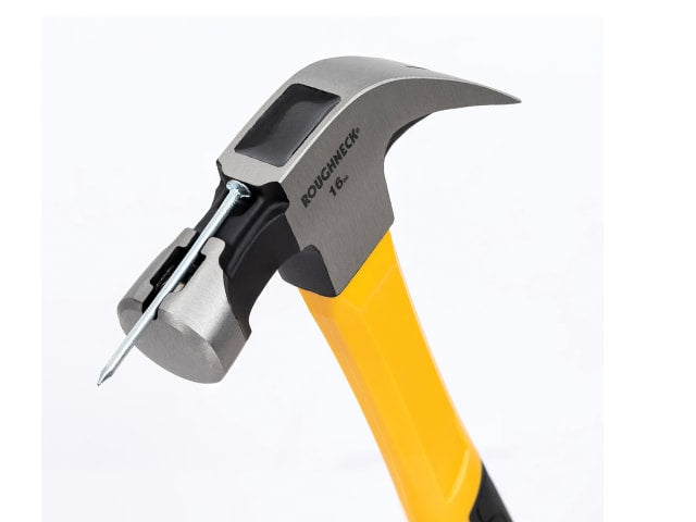 Roughneck Claw Hammer, Fibreglass Shaft 454g (16oz) 