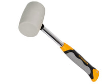 Roughneck White Rubber Mallet, Non-Marking White Rubber Mallet 454g (16oz)