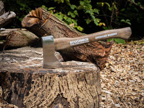 Roughneck FSC® American Hickory Hatchet Hand Axe 600g