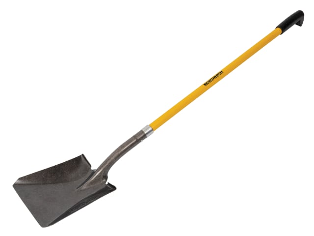 Roughneck Square Shovel, Long Handle