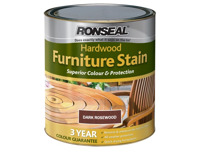 Ronseal Ultimate Protection Hardwood Furniture Stain Rosewood 750ml