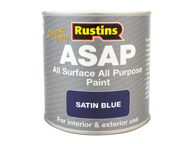 Rustins Quick Dry All Surface All Purpose (ASAP) Paint Blue 250ml