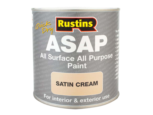Rustins Quick Dry All Surface All Purpose (ASAP) Paint Cream 250ml