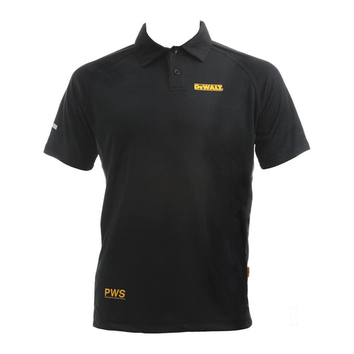 DeWalt Rutland - Black/Grey Pws Polo Shirt