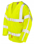 Leo Workwear Parkham Iso 20471 Cl 3 Lfs Sleeved Vest (En 14116) - thumbnail 2