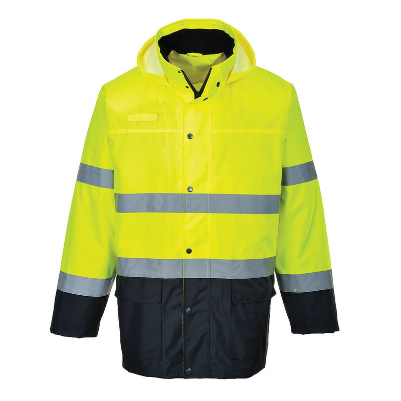 Portwest Hi Vis Contrast Rain Lite Traffic Jacket S166