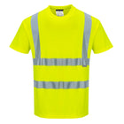 Portwest Hi-Vis Cotton Comfort T-Shirt Short Sleeved