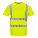 Portwest Hi-Vis Cotton Comfort T-Shirt Short Sleeved - thumbnail 2