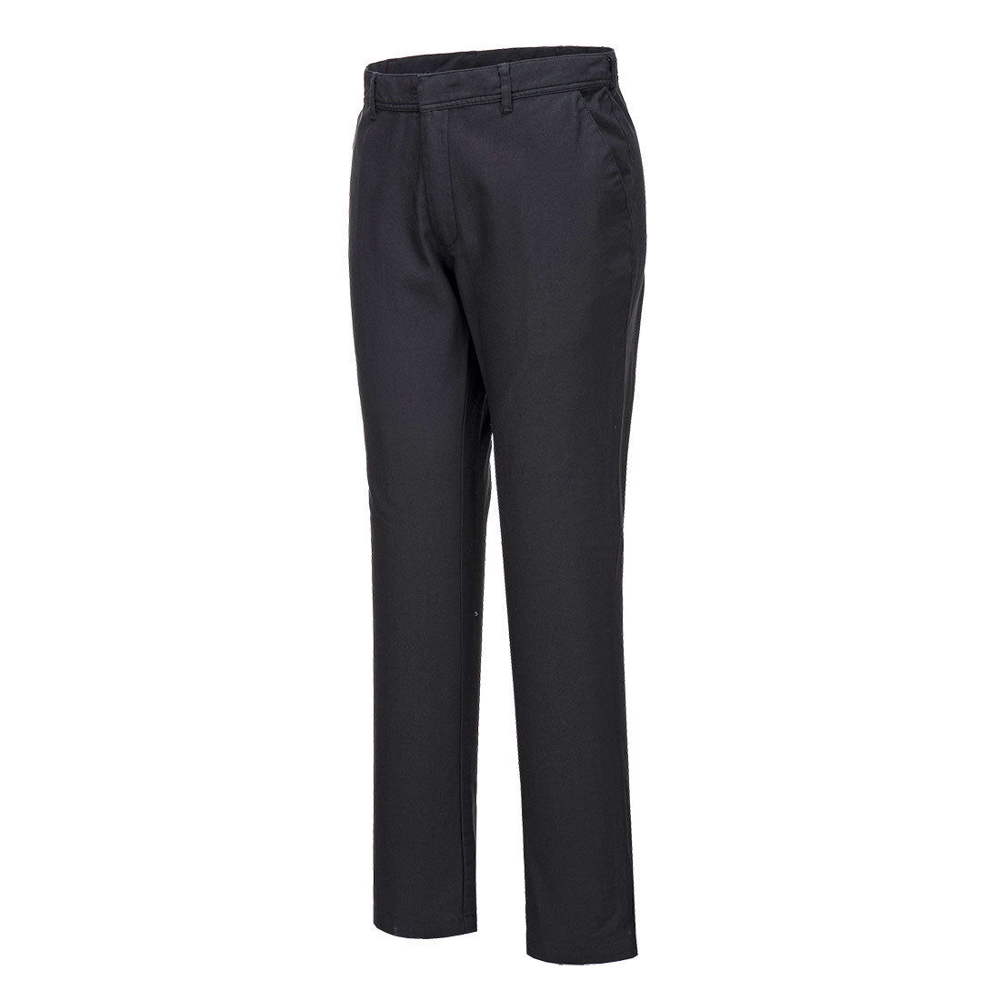 Side view of the Portwest Stretch Slim Chino S232 trousers.