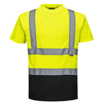 Portwest Hi-Vis Contrast T-Shirt Short Sleeved - thumbnail 2
