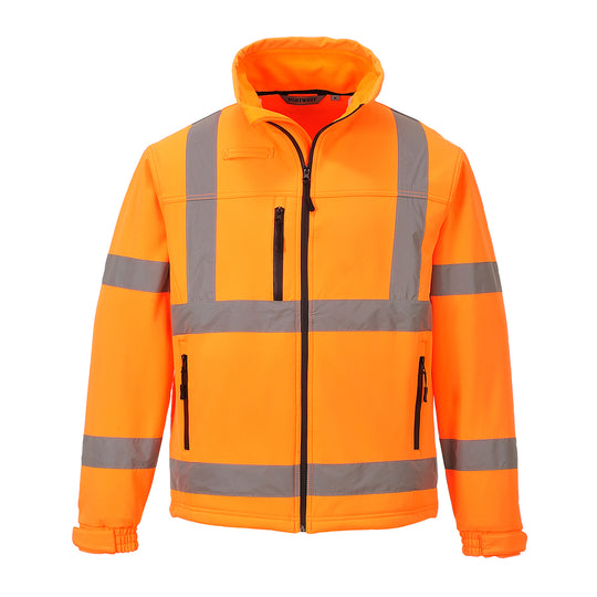 Portwest Hi-Vis Classic Softshell Jacket in Orange