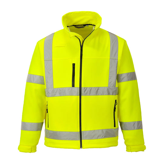 Portwest Hi-Vis Classic Softshell Jacket in Yellow