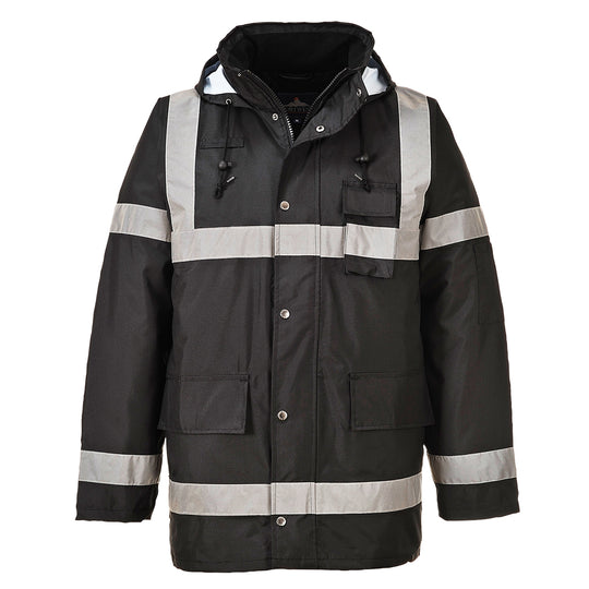 Portwest Iona Lite Traffic Jacket in Black