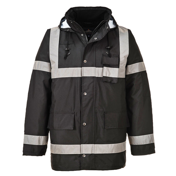 Portwest Iona Lite Traffic Jacket in Black