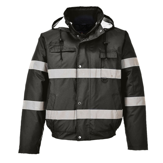 Portwest Iona Lite Bomber Jacket in Black