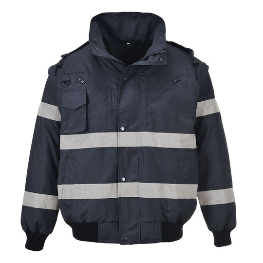 Portwest Iona 3-in-1 Bomber Jacket in Navy