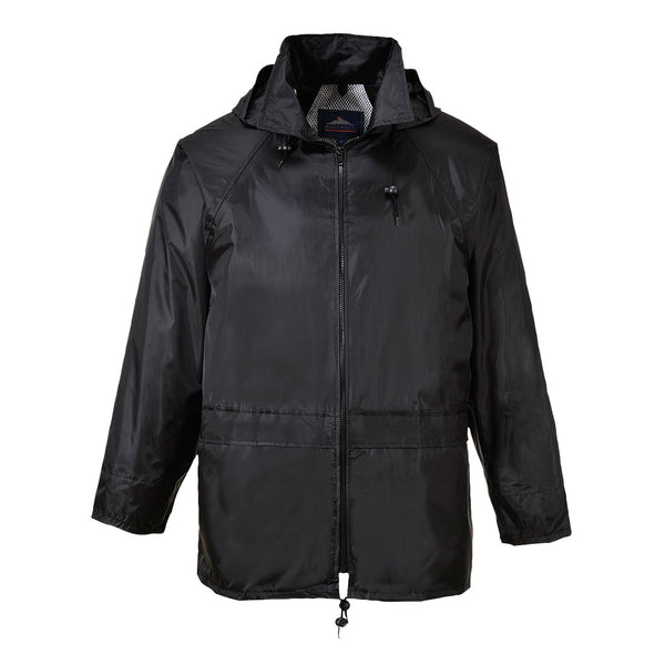 Portwest Classic Rain Jacket in Black