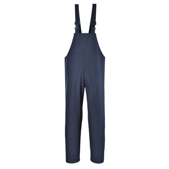 Portwest Sealtex Classic Bib & Brace (S453) in navy, providing waterproof and durable protection.