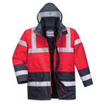 Portwest Hi-Vis Contrast Winter Traffic Jacket - thumbnail 1