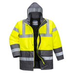 Portwest Hi-Vis Contrast Winter Traffic Jacket - thumbnail 5