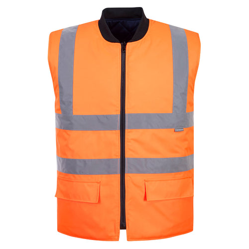 Portwest Hi-Vis Reversible Bodywarmer