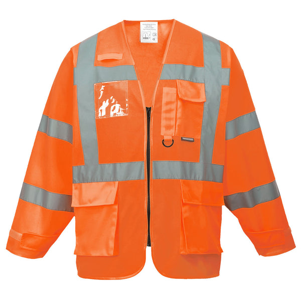 Portwest Hi-Vis Executive Jacket in Orange