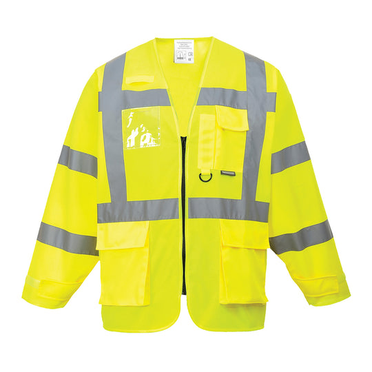 Portwest Hi-Vis Executive Jacket in Yellow