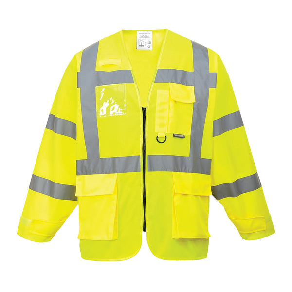 Portwest Hi-Vis Executive Jacket in Yellow