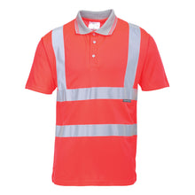 Portwest Hi-Vis Polo Shirt Short Sleeved