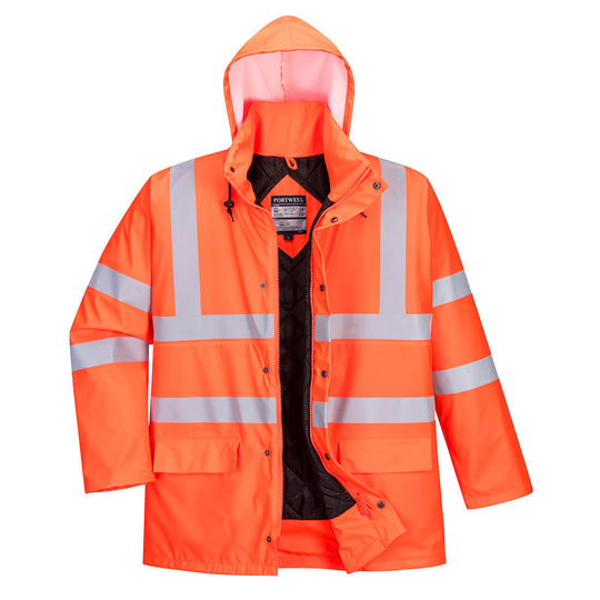 Portwest Sealtex Ultra Hi-Vis Winter Jacket in Orange