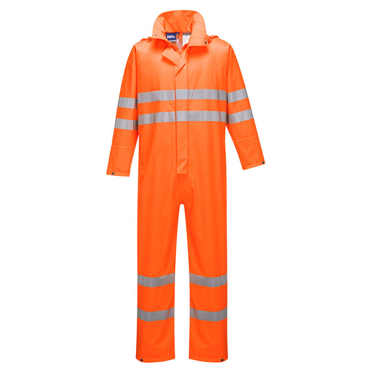 Portwest Sealtex Ultra Hi-Vis Rain Coverall in Orange