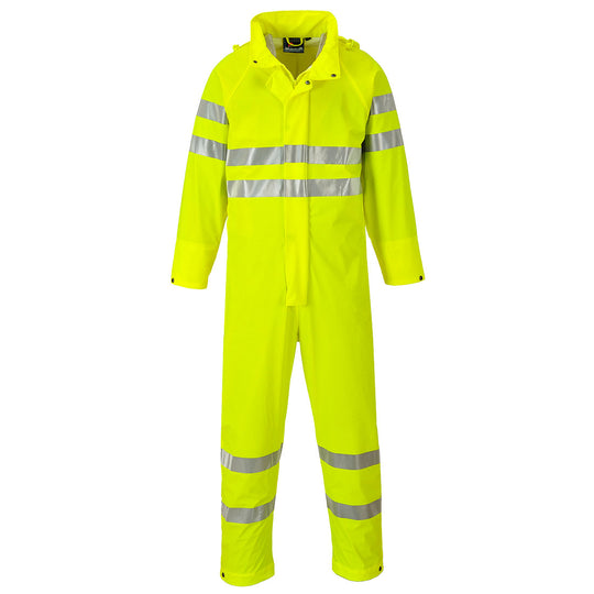 Portwest Sealtex Ultra Hi-Vis Rain Coverall in Yellow