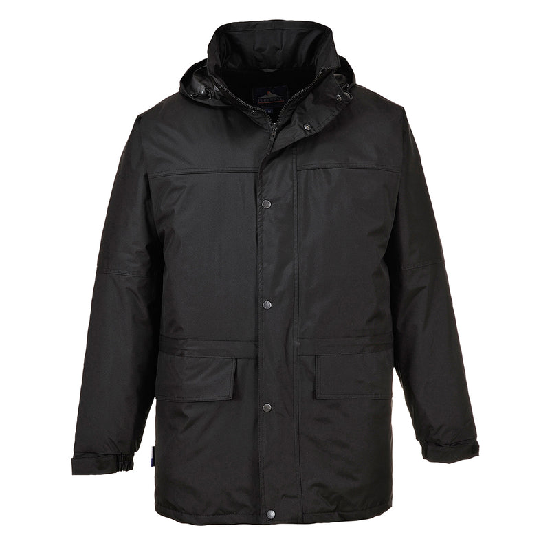 Black Portwest Oban Fleece-Lined Jacket S523 offering warmth with a soft inner lining