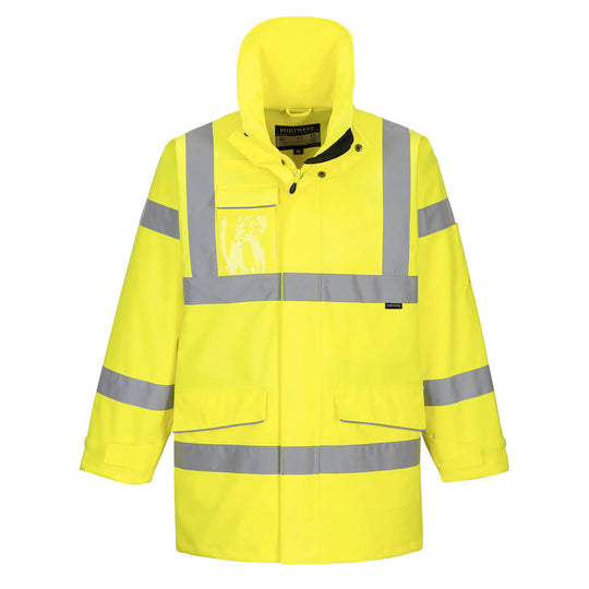 Portwest Hi-Vis Extreme Rain Jacket S590 in Yellow color