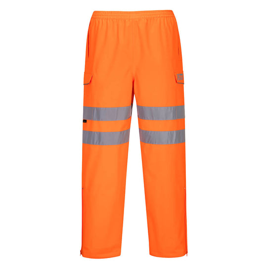 Portwest Hi-Vis Extreme Rain Trouser S597 in orange.
