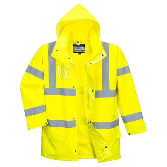 Portwest Hi-Vis 5-in-1 Essential Jacket S765 in Yellow color