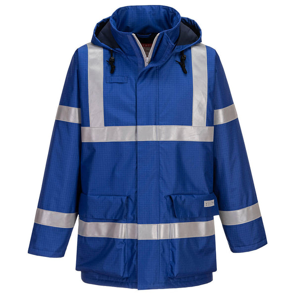 Portwest classic contrast jacket in red and black with quilt lining