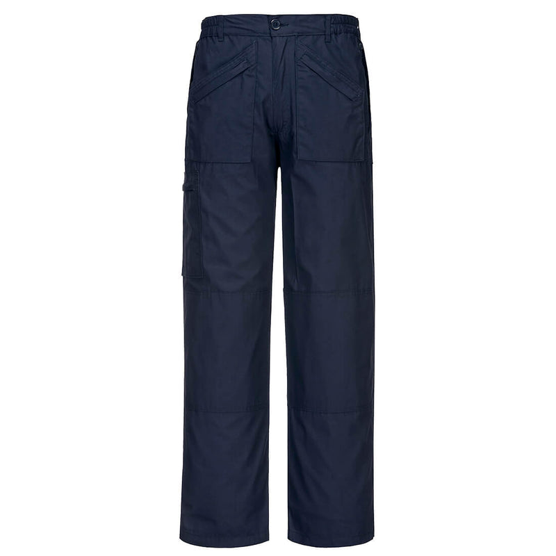 Portwest Classic Action Trouser with Texpel Finish S787 in navy.