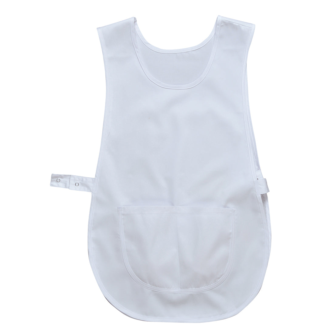 White Portwest Tabard S843 offering lightweight protection in kitchens and service areas